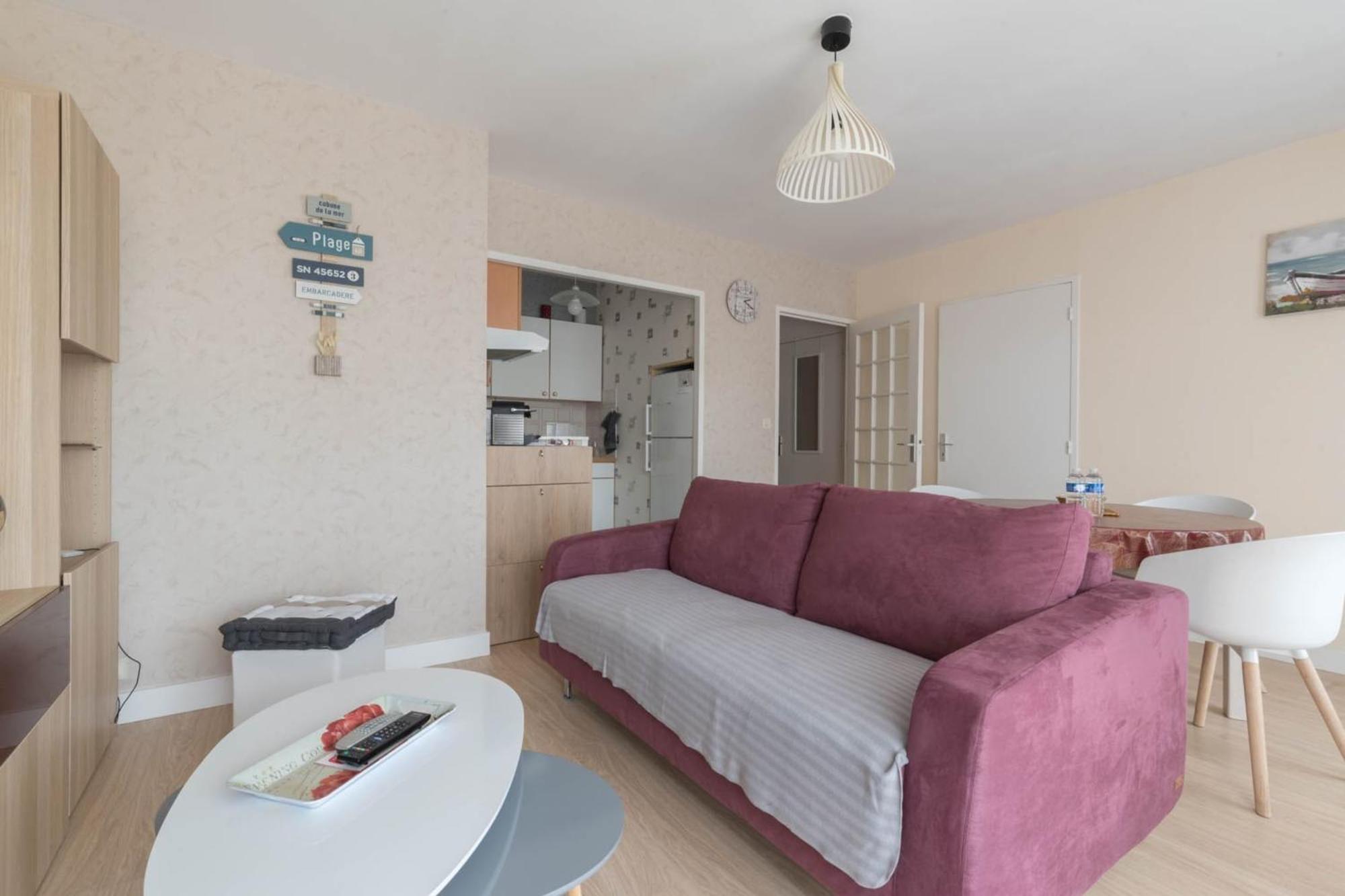 Le Vintage - 300M Plage - Wifi - Parking Saint-Nazaire  Eksteriør bilde